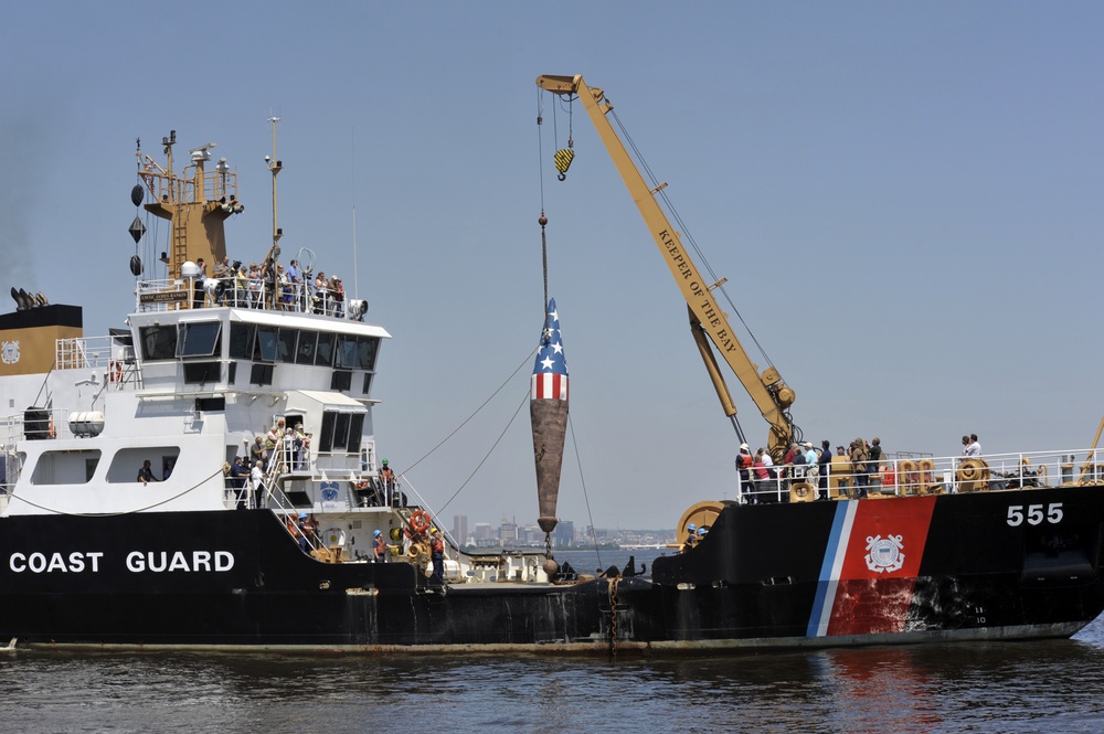 Francis Scott Key buoy drop