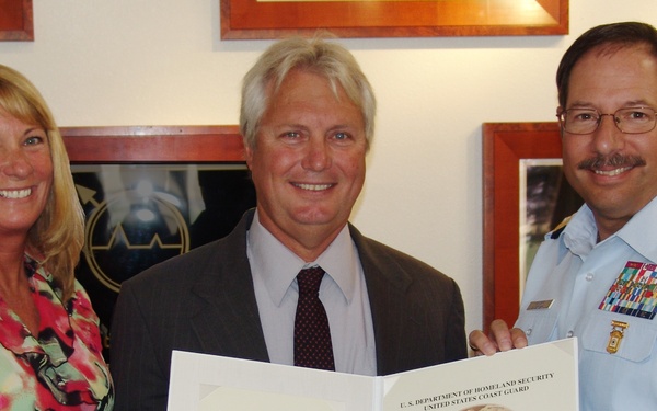 Certificate of valor awarded to Richard Everett of Santa Rosa