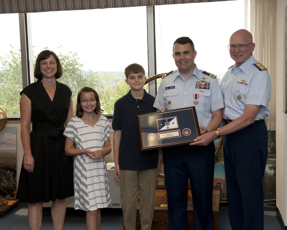 Ceremony at Coast Guard Headquarters