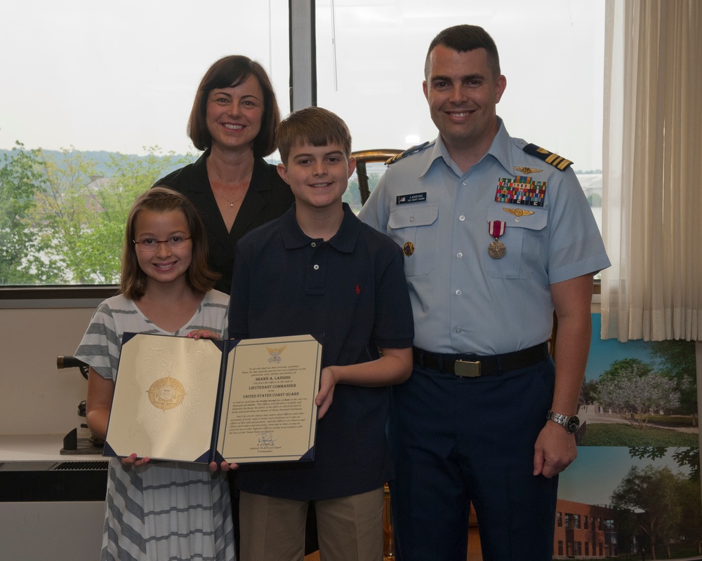 Ceremony at Coast Guard Headquarters