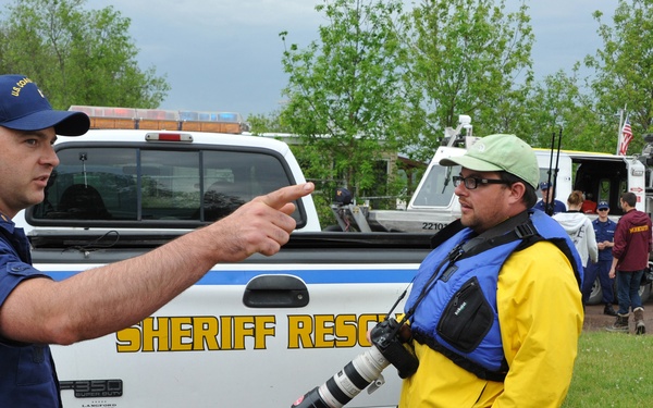 Duluth Flood media escort