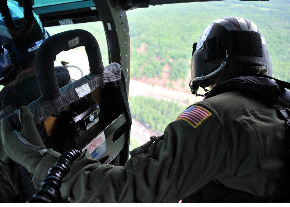 Over Flight of Duluth Flood