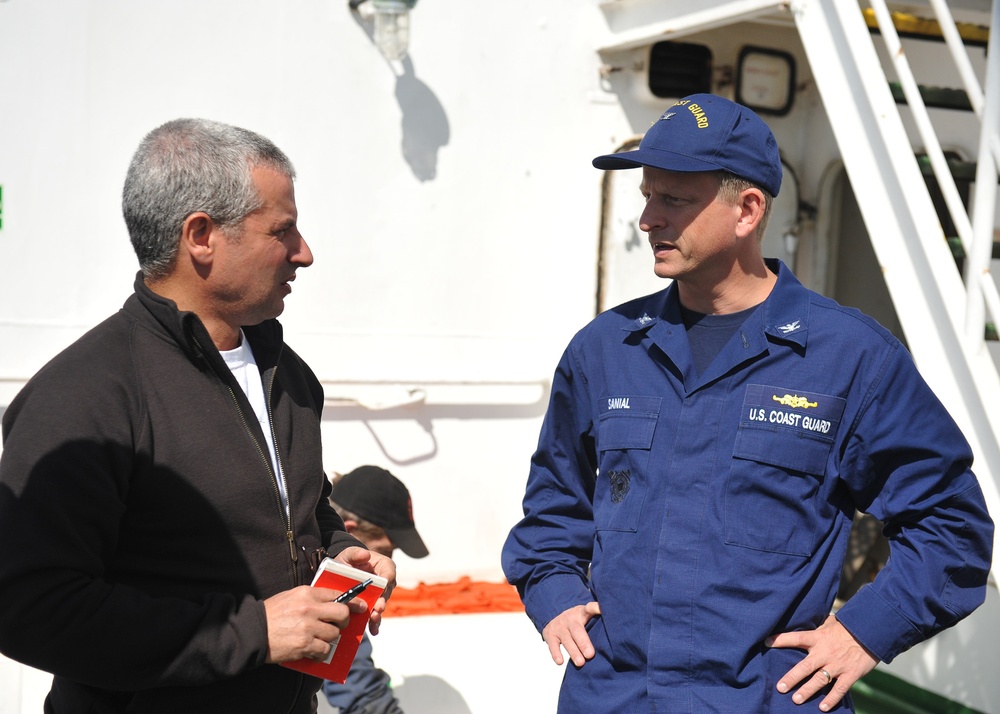 Coast Guard meets with Greenpeace in Kodiak
