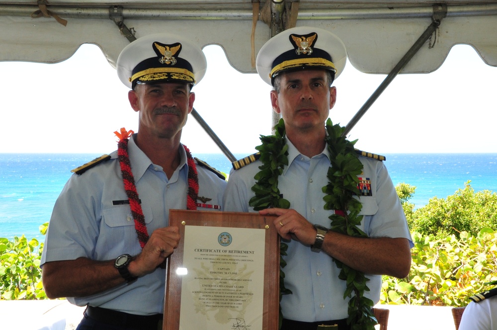 Capt. Timothy Close retirement