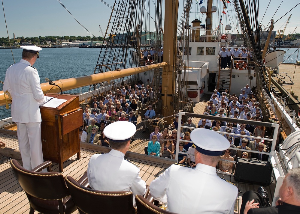 Coast Guard Cutter Eagle change of command