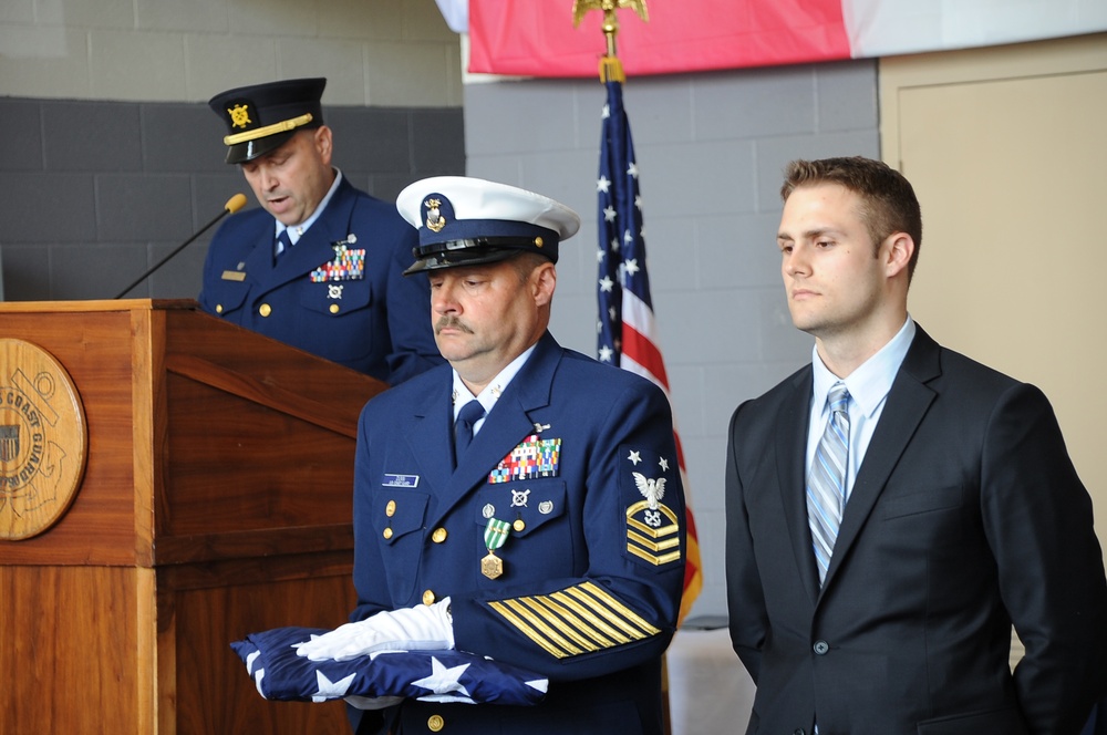 Master Chief Petty Officer John E. Dunn retirement ceremony