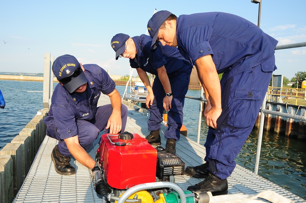 break-in crewmember training at Station Fairport