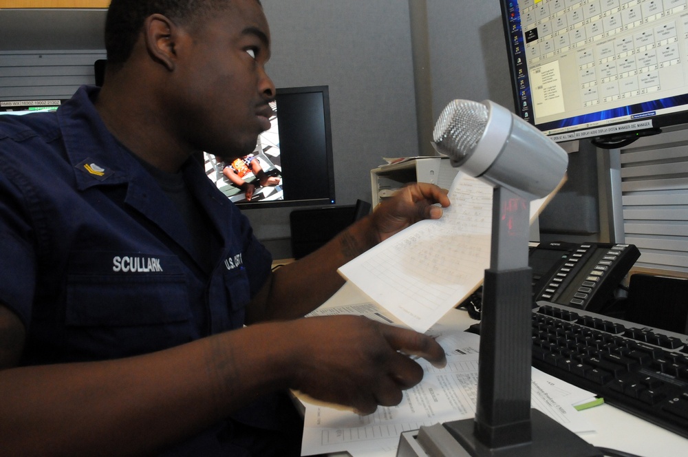 Coast Guard Sector San Francisco command center activity