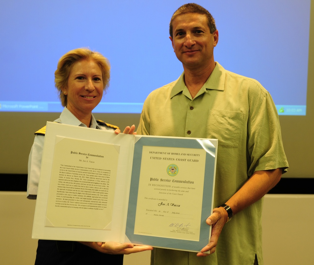 Public Service Commendation award