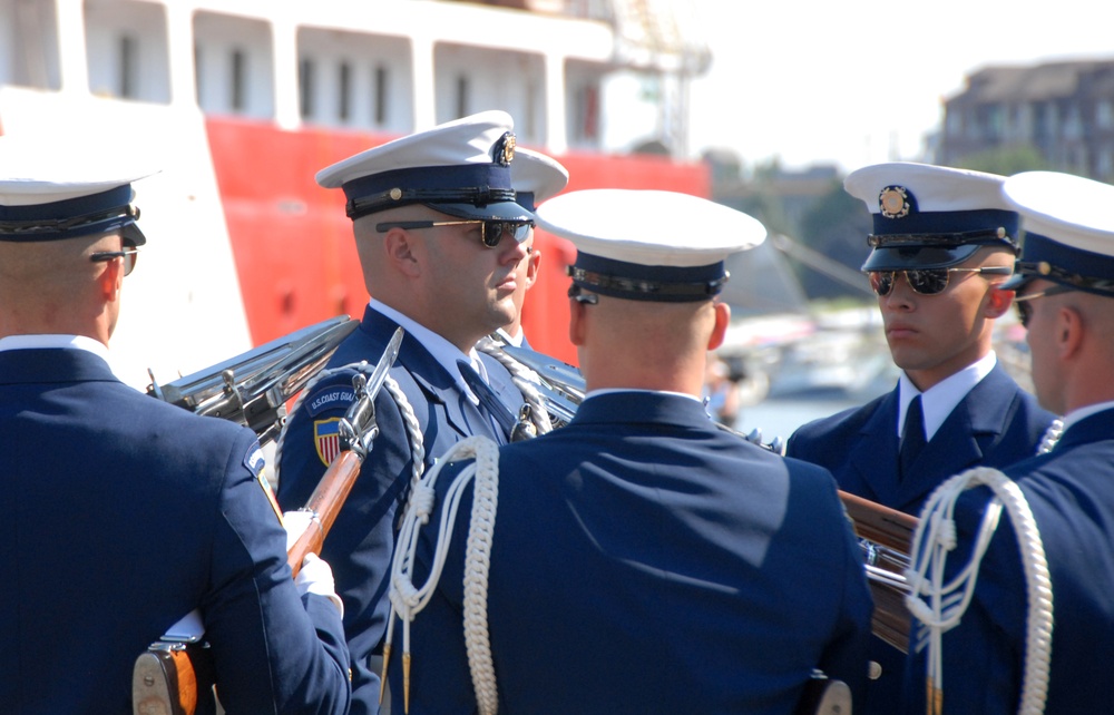 Silent Drill Team Performance at Coast Guard