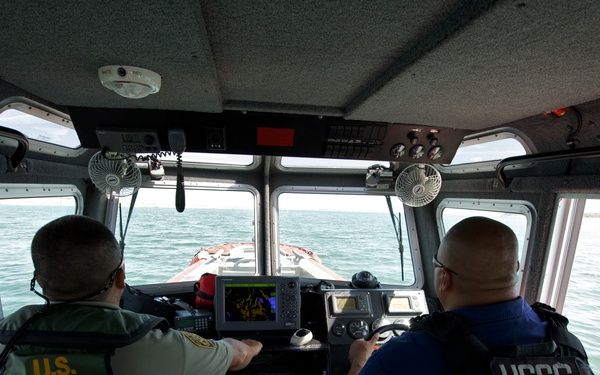 MSST Galveston patrols Lake Amistad
