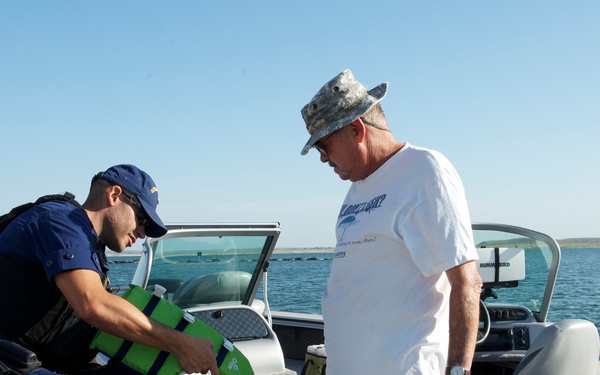 MSST Galveston patrols Lake Amistad