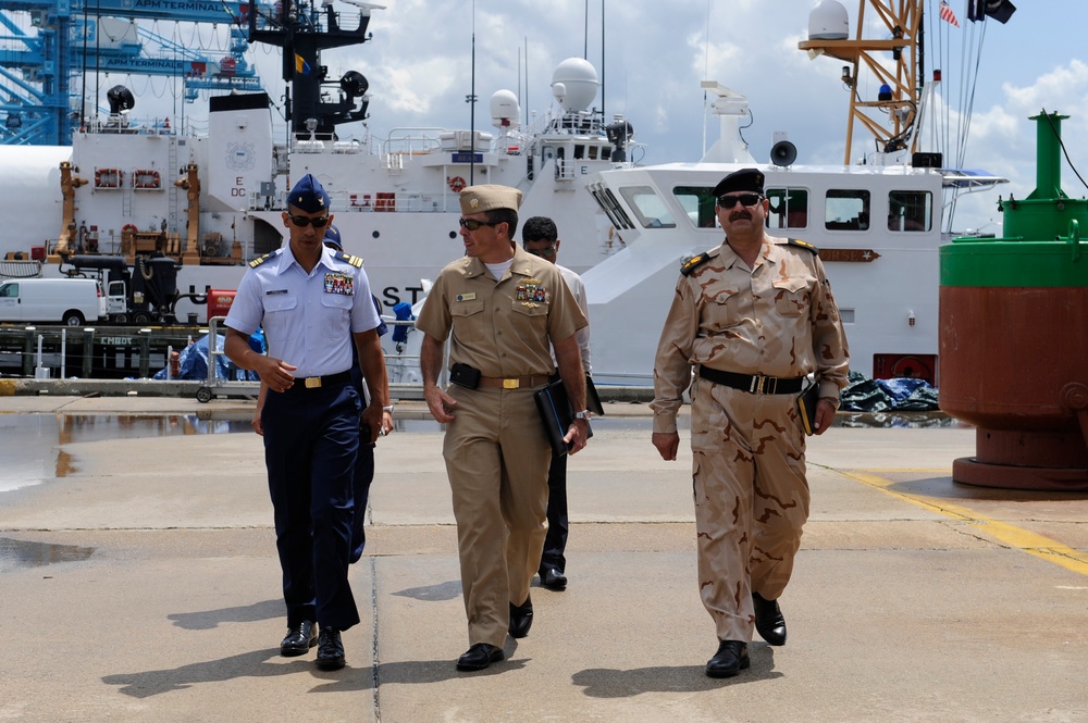 Iraqi navy visit to Coast Guard Base Portsmouth