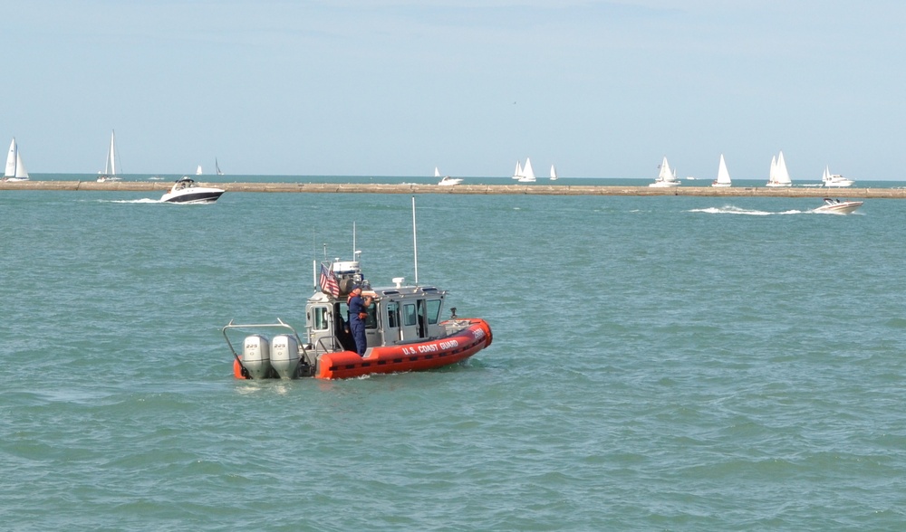 Coast Guard enforces safety zones at Chicago's Air and Water Show