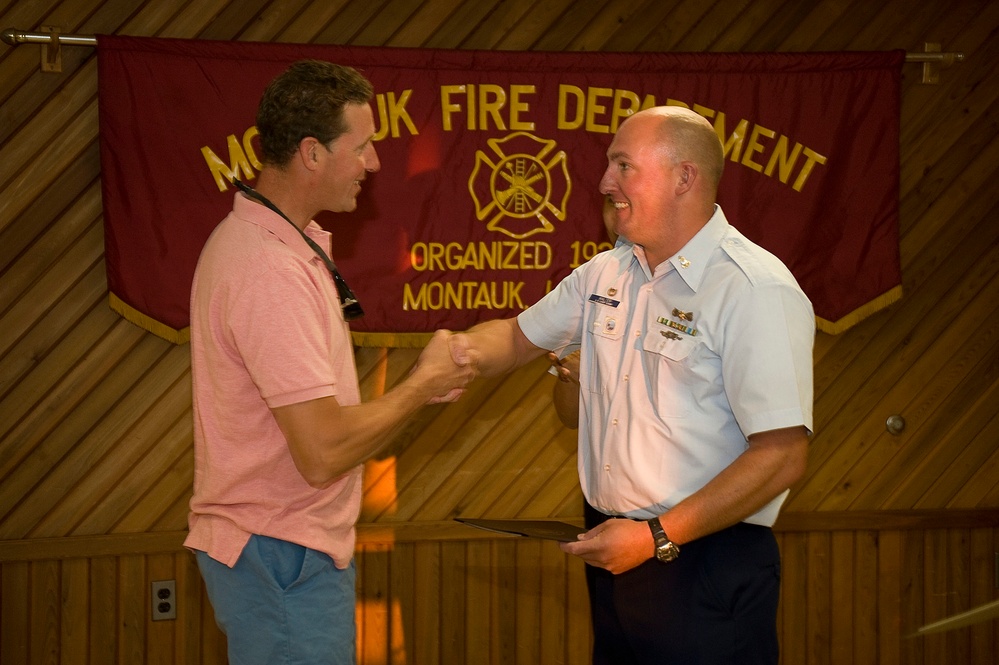 Coast Guard, fire departments partner for training