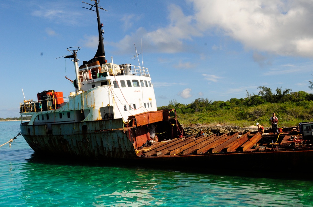 Grounded freighter Jireh