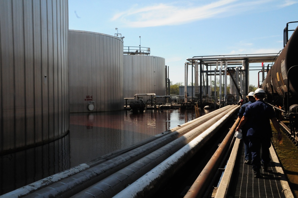 Post-Isaac pollution at Stolthaven