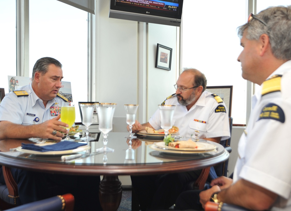 Coast Guard and Canadian Coast Guard meeting