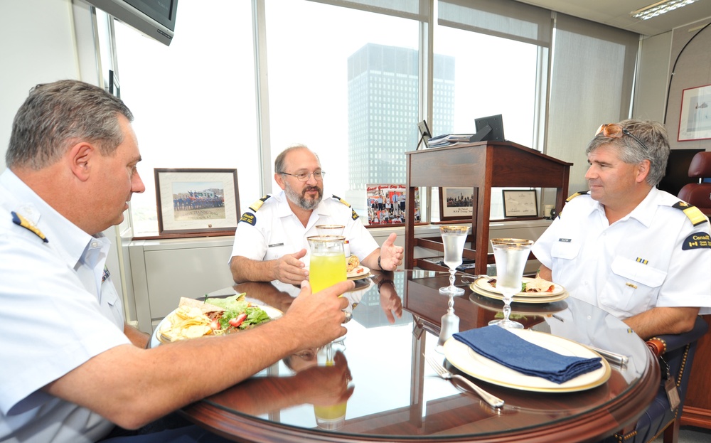 Coast Guard and Canadian Coast Guard meeting