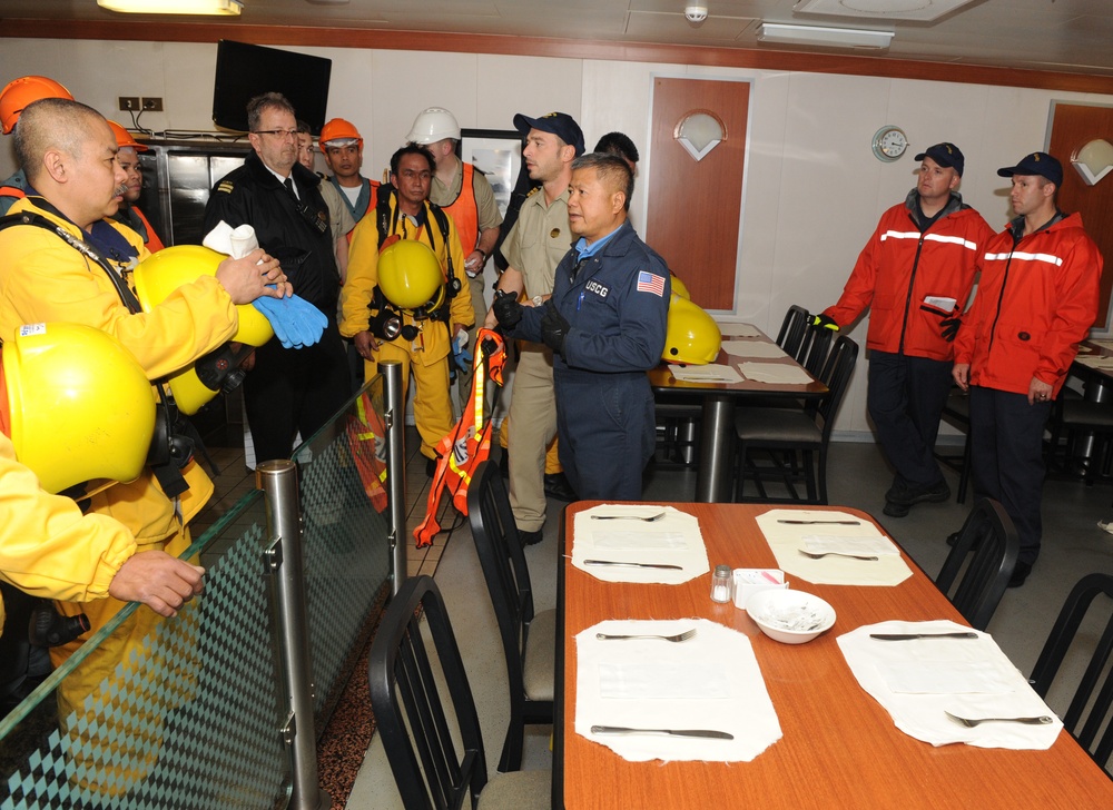 Cruise ship inspection