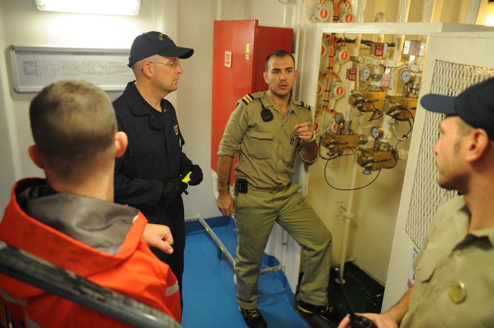 Cruise ship inspection