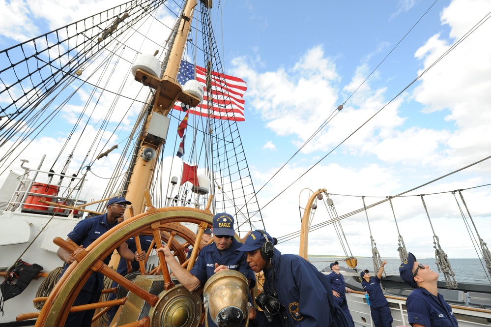 Officer Candidates Aboard Barque Eagle