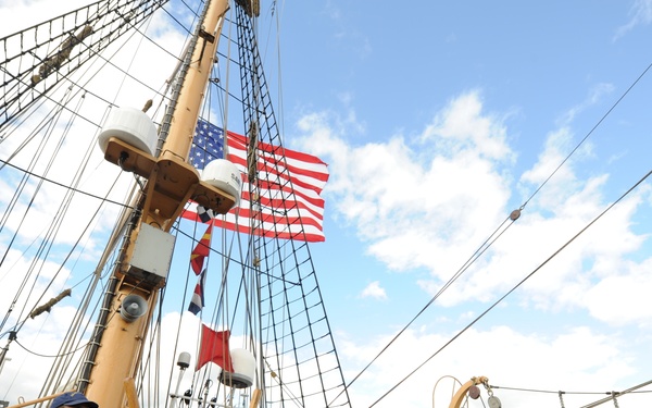 Officer Candidates Aboard Barque Eagle