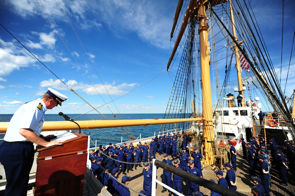 Barque Eagle Ceremony
