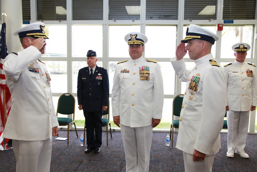 USCG Reserve Unit SOUTHCOM Change of Command