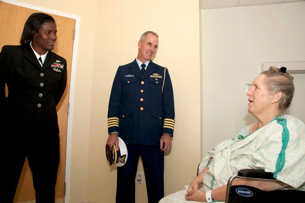 Troops Visit Veterans