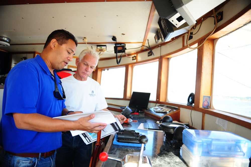 Dockside commercial fishing vessel safety exam