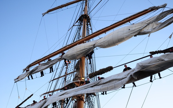 Officer Candidates Aboard Barque Eagle