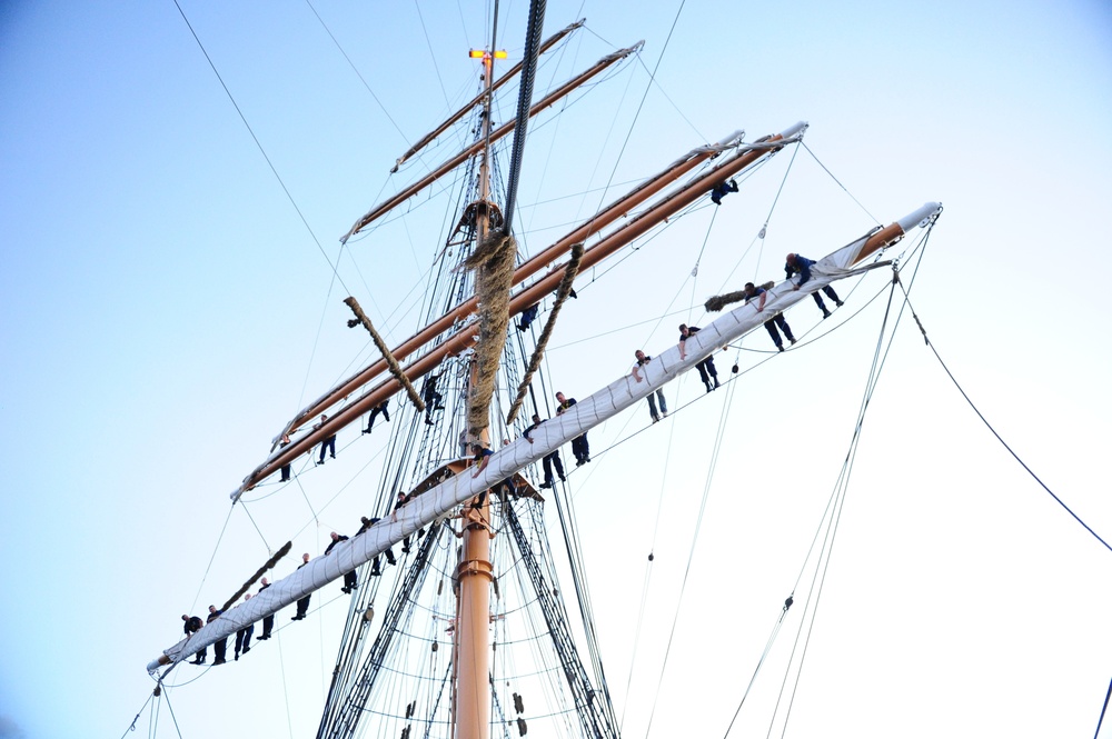 Officer Candidates Aboard Barque Eagle