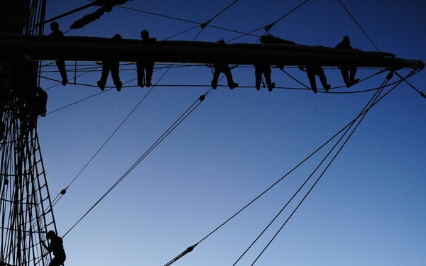 Officer Candidates Aboard Barque Eagle