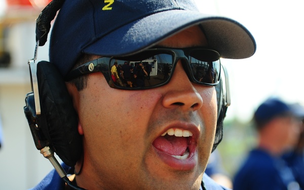 Officer Candidates Aboard Coast Guard Barqu