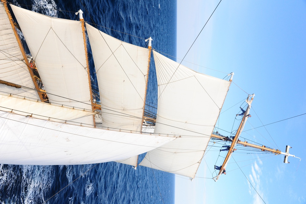 Officer Candidates Aboard Barque Eagle