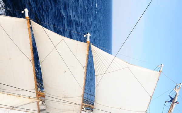 Officer Candidates Aboard Barque Eagle