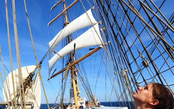 Officer Candidates Aboard Barque Eagle