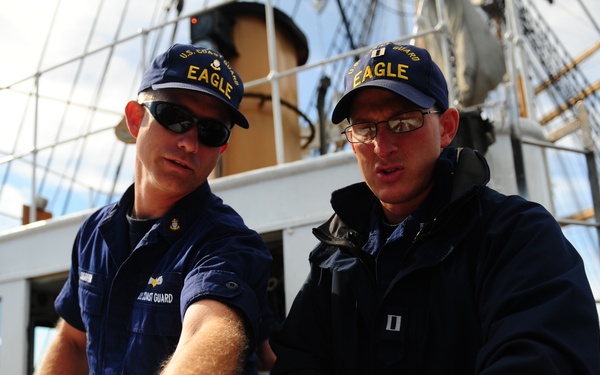 Officer Candidates Aboard Barque Eagle