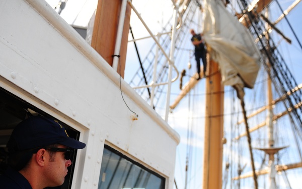 Officer Candidates Aboard Barque Eagle