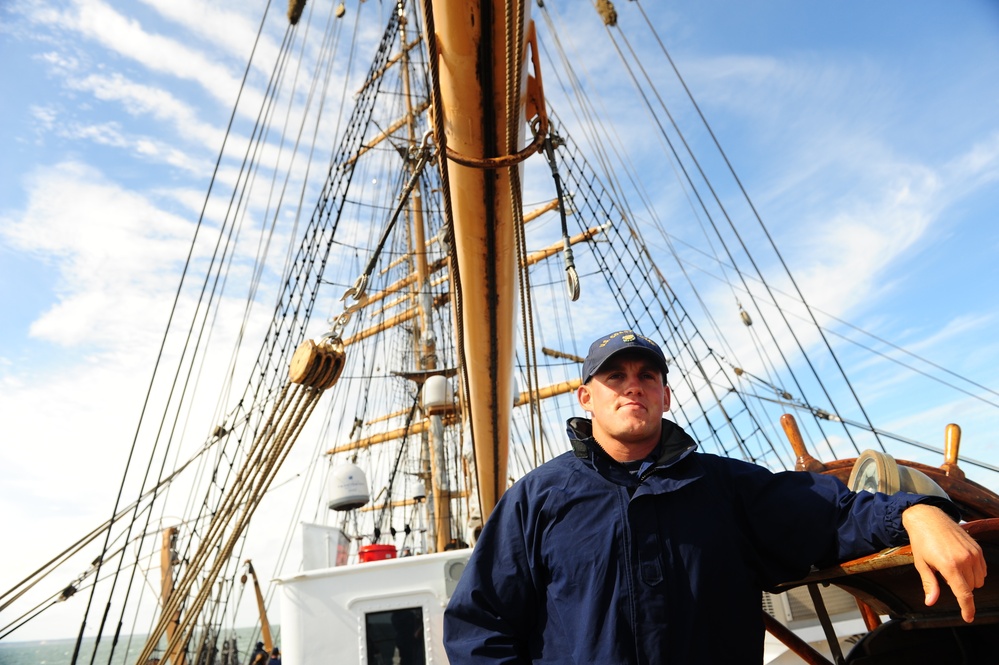 Officer Candidates Aboard Barque Eagle