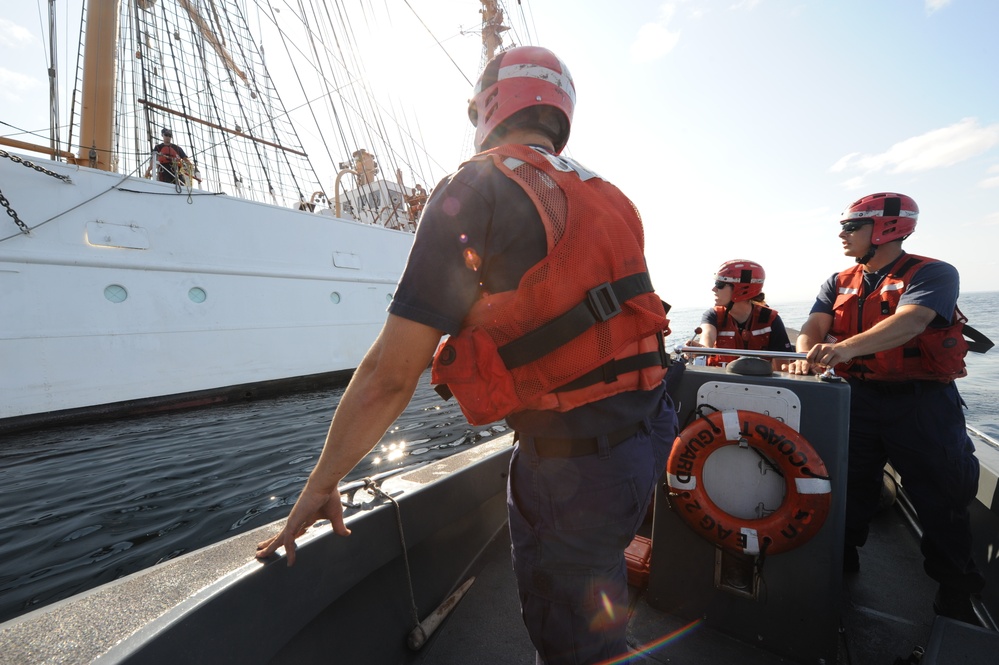 Officer Candidates Aboard Barque Eagle