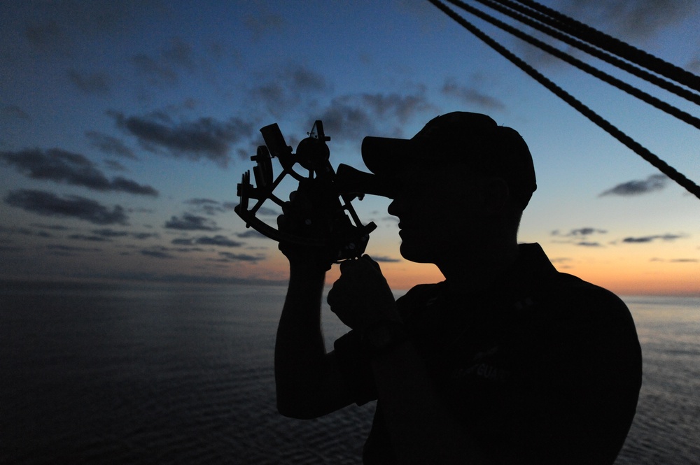 Officer Candidates Aboard Barque Eagle