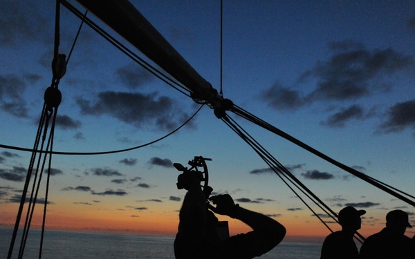 Officer Candidates Aboard Barque Eagle
