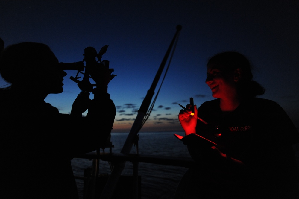 Officer Candidates Aboard Barque Eagle