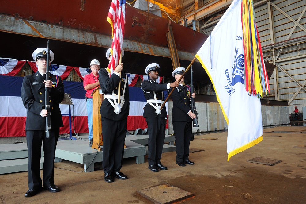 Keel laying ceremony