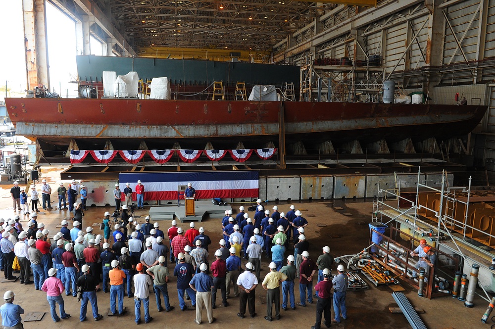 Keel laying ceremony