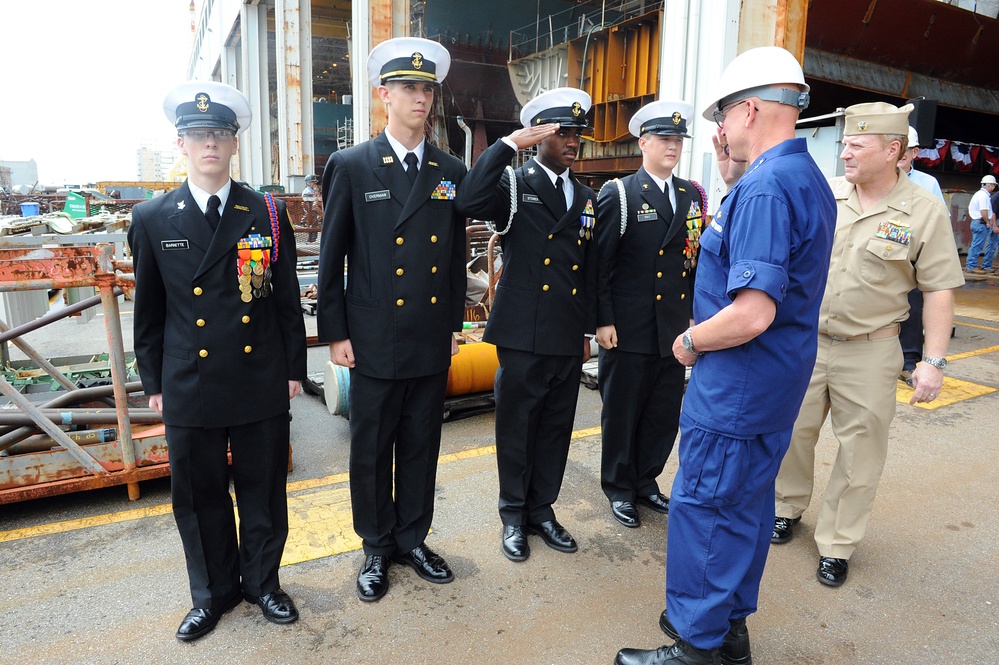 Keel laying ceremony