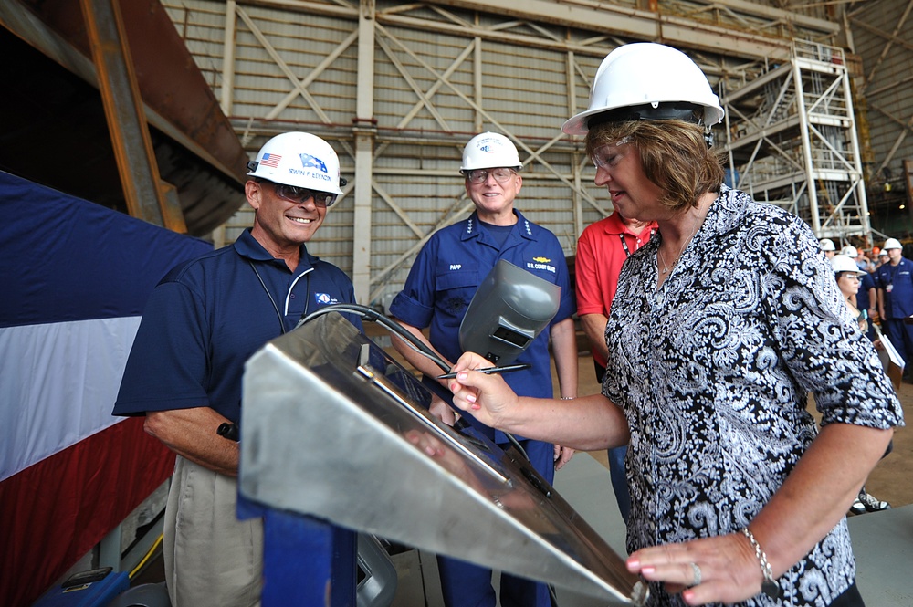 Keel laying ceremony