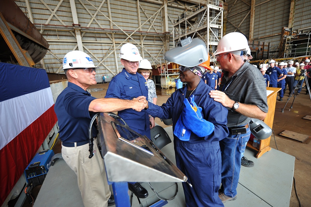 Keel laying ceremony